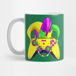 Funny Gaming Mardi Gras Video Game Mug